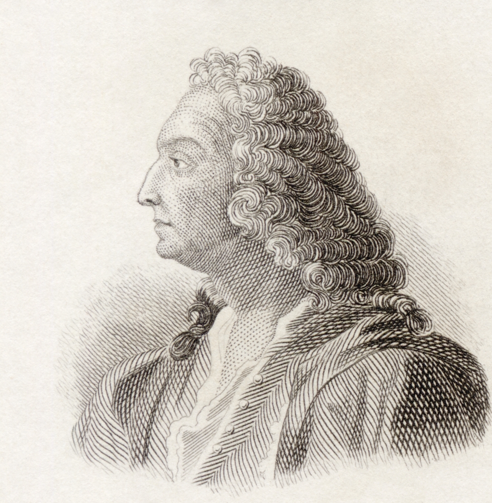 Jacob Bernoulli Aka James Or Jacques 1654 To 1705 Swiss Mathematician From Crabbs Historical Dictionary Published 1825 Poster Print - 14 x 14
