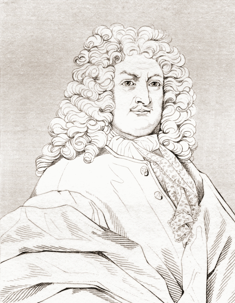 DPI1958058 Gottfried Wilhelm Leibniz 1646 Poster Print, 12 x 16