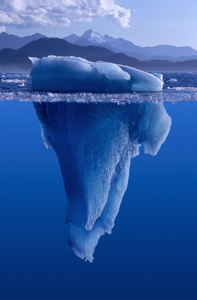 Tip of The Iceberg Digital Composite Poster Print - 22 x 34 - Large