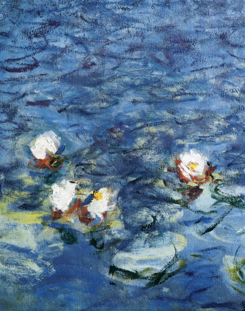 Picture of   Monet Claude&#44; 1840-1926. Waterlilies - Morning. 1916 - 1926 Detail. Impressionism. Oil On Canvas. France. Paris. Orangerie Museum. Aisa &  Poster Print&#44; 24 x 36 - Large