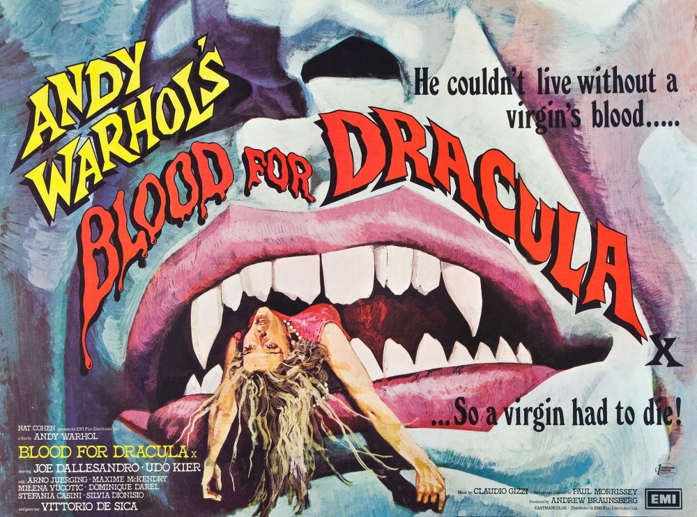 Everett Collection  Andy Warhols Young Dracula Aka Andy Warhols Dracula Aka Blood For Dracula Poster Art 1974 Movie Poster Masterprint, 14 x 11