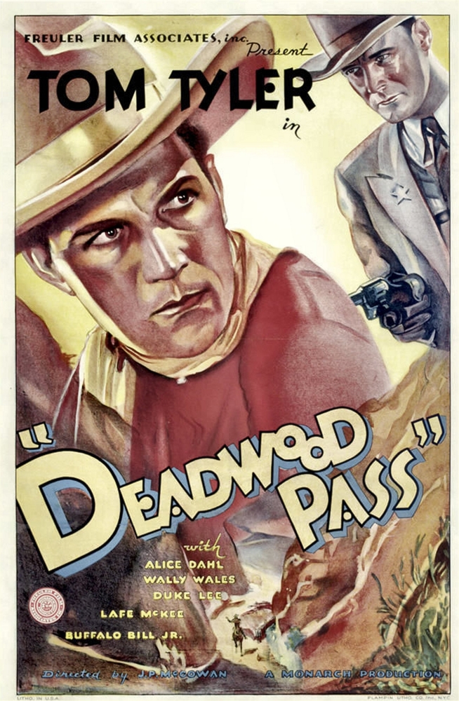 Everett Collection EVCMCDDEPAEC163H Deadwood Pass From Left - Tom Tyler Lafe Mckee 1933 Movie Poster Masterprint, 11 x 17 -  Posterazzi