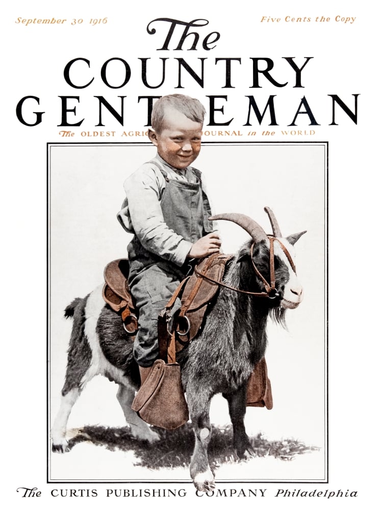 Cover of Country Gentleman Agricultural Magazine From The Early 20th Century Poster Print - 13 x 17 in.
