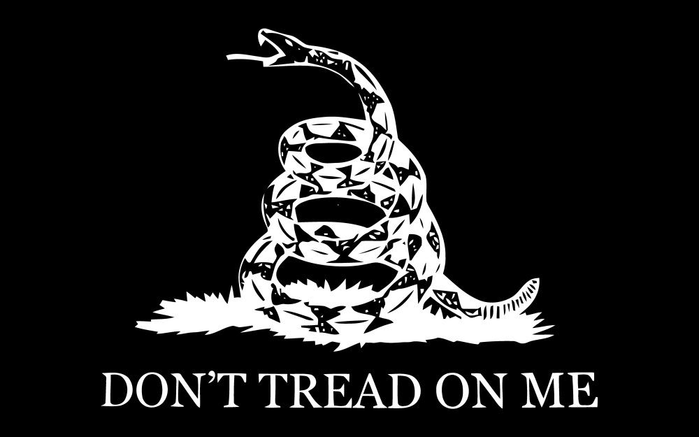 StockTrek Images PSTJPA101131M This Design is Based On The Gadsden Flag Which Was A Symbol for Early American Colonist Poster Print, 18 x 11
