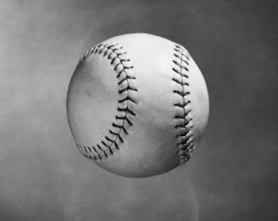 Close-Up of A Baseball Poster Print - 18 x 24