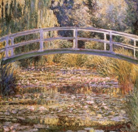 The Water Lily Pond 1899 Claude Monet - 1840-1926 French 883 x 921 Cm Oil On Canvas National Gallery London England Poster Print - 18 x 24