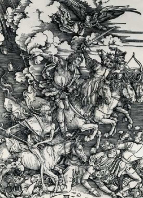 Picture of Superstock SAL9953619 The Four Horsemen Albrecht Durer 1471-1528 German Poster Print, 18 x 24