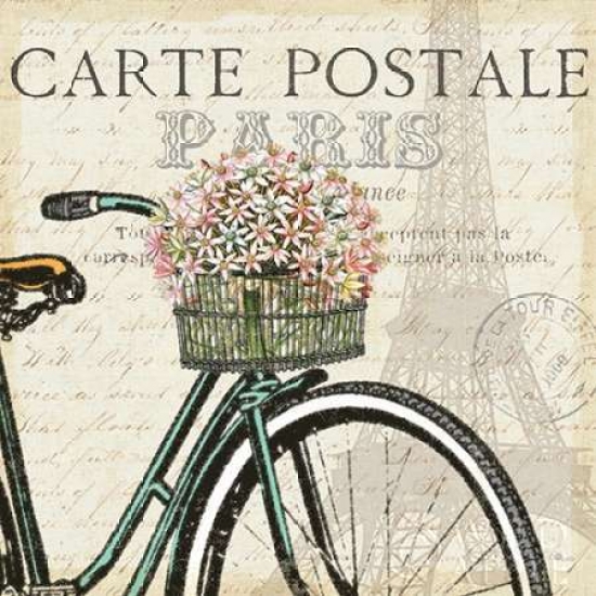 Paris Ride I Poster Print by Pela Studio - 12 x 12 - Small