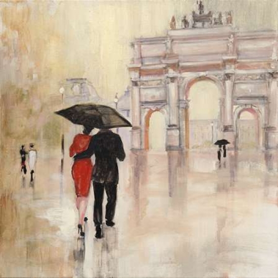 Romantic Paris II Poster Print by Julia Purinton, 24 x 24 - Large