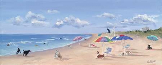 Dog Days Poster Print by Carol Saxe - 10 x 20 - Small