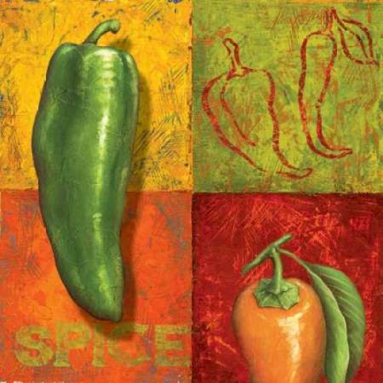 Chili IV Poster Print by Delphine Corbin - 12 x 12 - Small