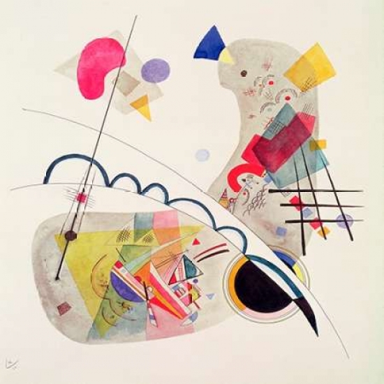 Grave Forme Poster Print by Wassily Kandinsky, 24 x 24 - Large