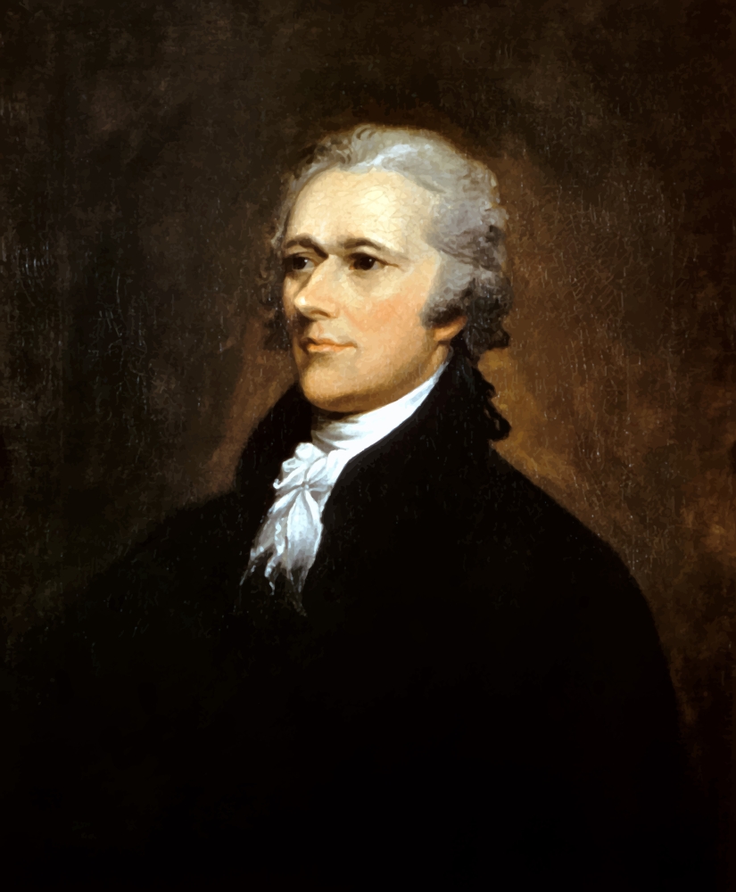 StockTrek Images PSTJPA100825MLARGE Vintage American History Painting of Founding Father Alexander Hamilton Poster Print, 25 x 31 - Large