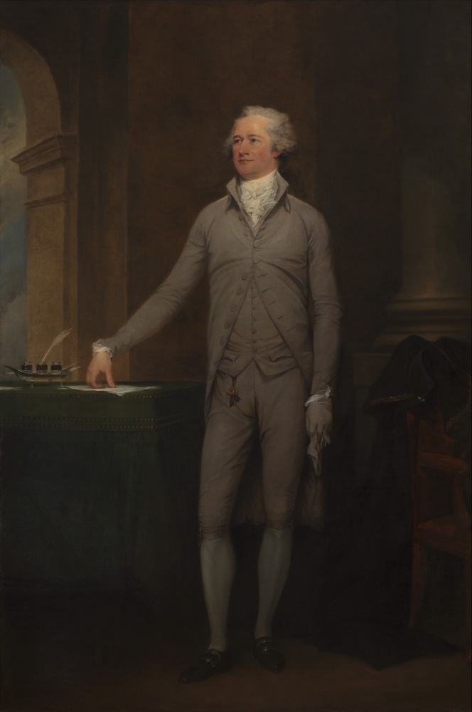 StockTrek Images  Vintage American History Painting of Alexander Hamilton. Original by John Trumbull Oil On Canvas 1792 Poster Print, 11 x 17