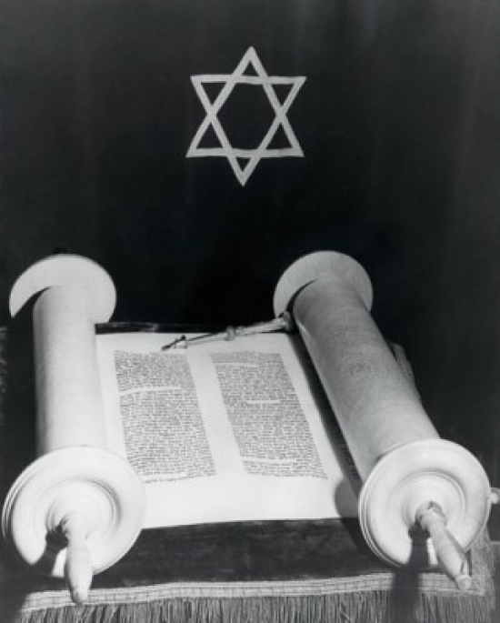 High Angle View of A Torah Poster Print - 24 x 36 - Large