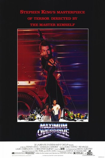 Maximum Overdrive Movie Poster - 11 x 17