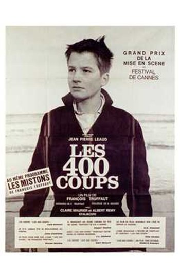 400 Blows Movie Poster, 11 x 17