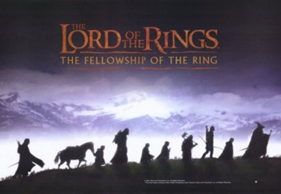 Picture of Pop Culture Graphics MOV247902 Lord of the Rings The Fellowship of the Ring - Style I Movie Poster, 17 x 11
