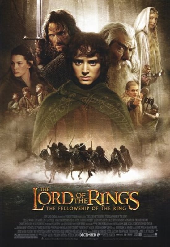 MOV189521 Lord of the Rings Fellowship of the Ring Movie Poster, 11 x 17