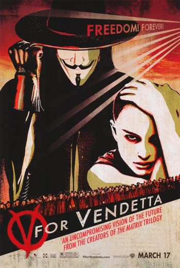 V for Vendetta Movie Poster - 11 x 17