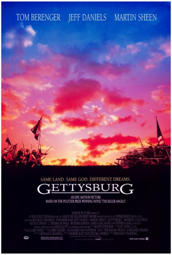 Gettysburg Movie Poster Print, 27 x 40