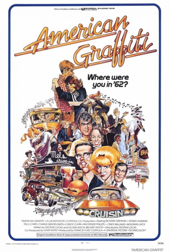 American Graffiti Movie Poster Print, 27 x 40
