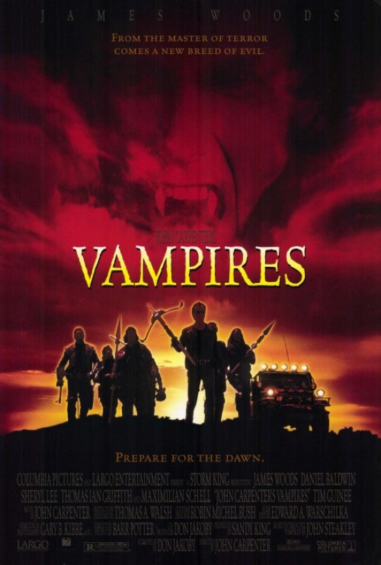 Picture of Pop Culture Graphics MOVAF9403 John Carpenters Vampires Movie Poster Print, 27 x 40