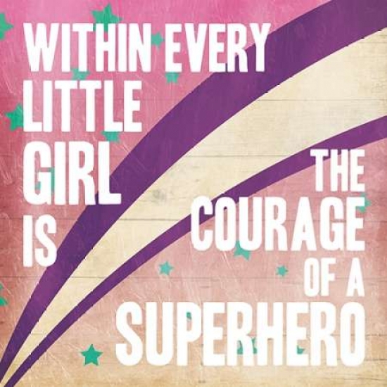 Picture of AD Lines PDXJGSQ364D2SMALL Superhero Girl Mate Poster Print by Jace Grey&#44; 12 x 12 - Small