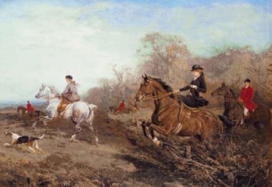 Out for A Scamper Poster Print by Heywood Hardy, 10 x 14 - Small