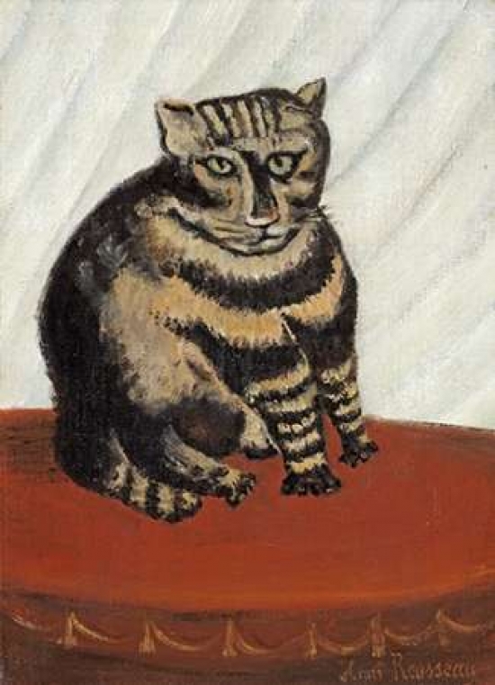 The Tabby Poster Print by Henri Rousseau - Small