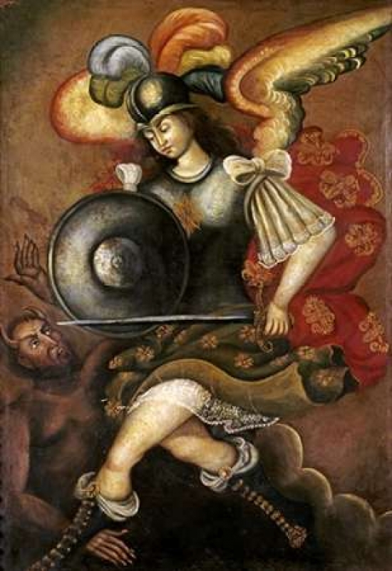 El Arcangel San Miguel Poster Print by Unknown - 10 x 14 - Small