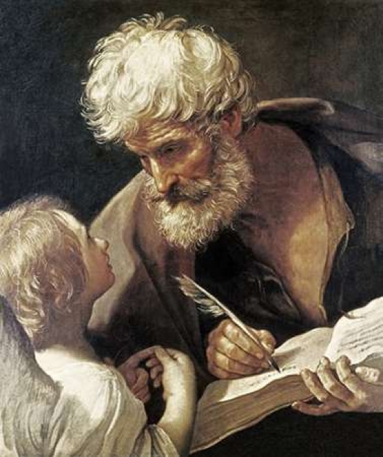 Saint Matthew Poster Print by Guido Reni - 12 x 12 - Small