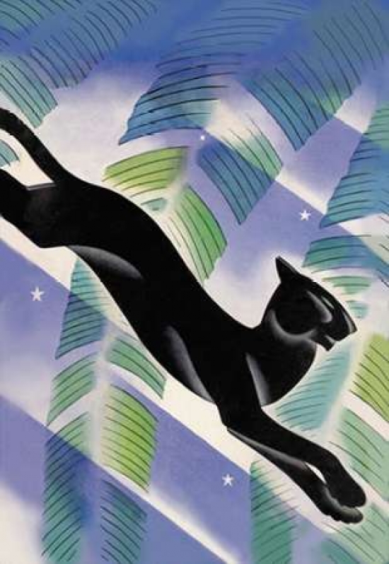 Malayan Night 1931 Poster Print by Frank Mcintosh 12 x 18 - Small