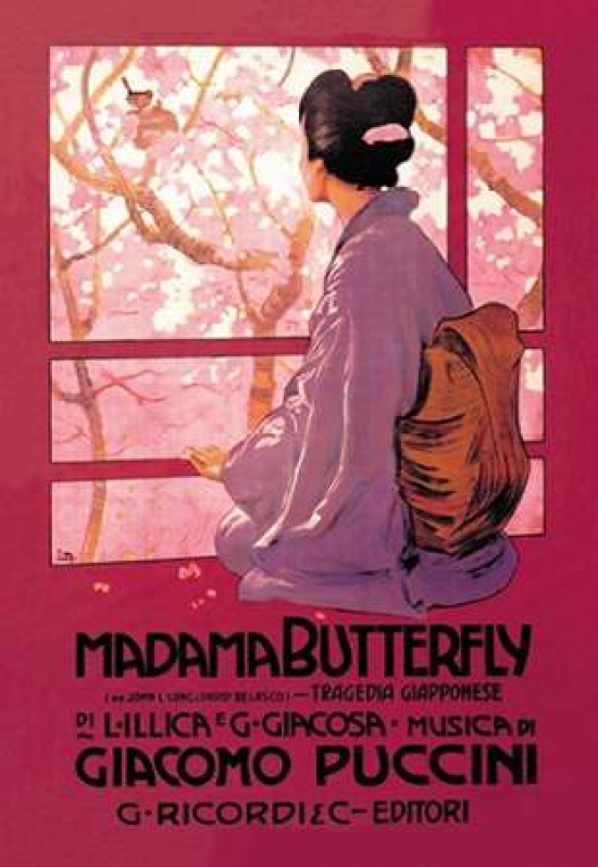 Madama Butterfly Poster Print by Unknown - 12 x 18 - Small