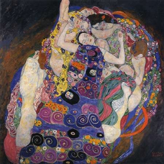 The Virgins Poster Print by Gustav Klimt, 12 x 12 - Small