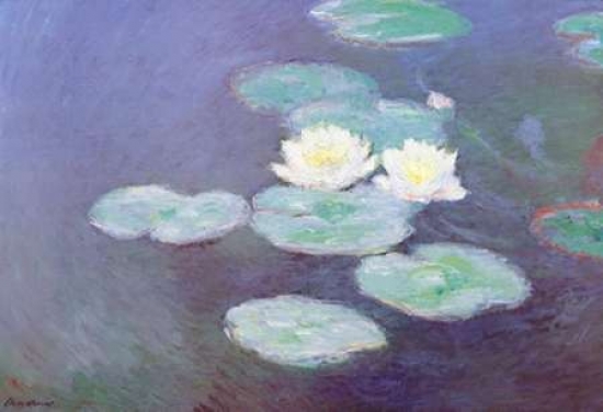Nympheas Sunlight Effect II Poster Print by Claude Monet, 10 x 14 - Small
