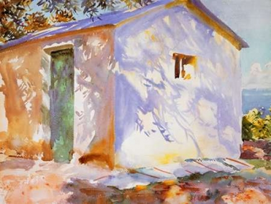 Corfu Lights & Shadows Poster Print by John Singer Sargent - 18 x 24 - Large
