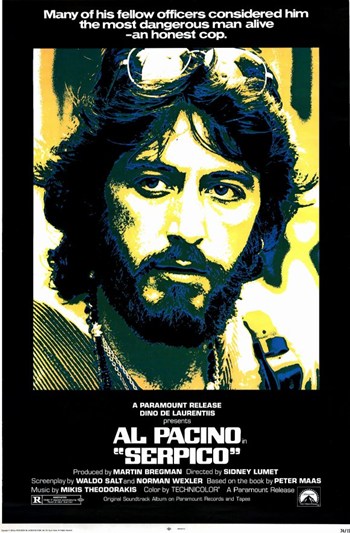 MOV206519 Serpico Movie Poster, 11 x 17