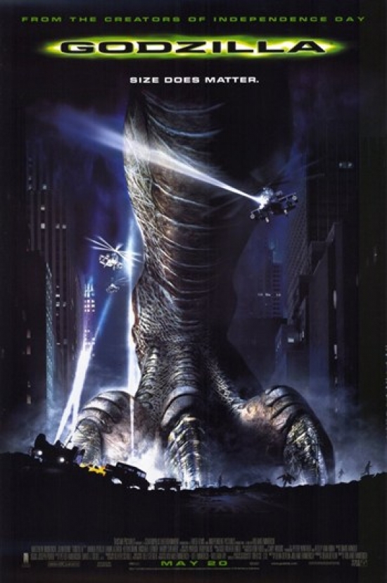 Picture of Pop Culture Graphics MOV248279 Godzilla Movie Poster, 11 x 17