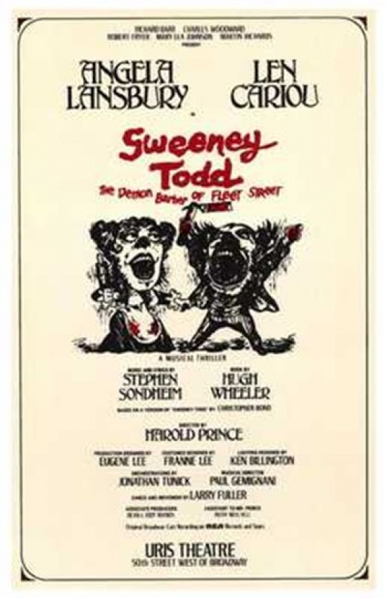 Sweeney Todd Broadway Musical Movie Poster - 11 x 17