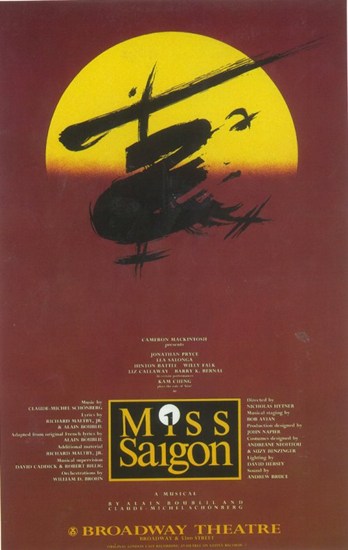 Miss Saigon Broadway Movie Poster - 11 x 17