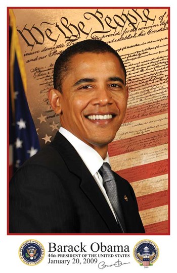 Picture of Pop Culture Graphics MOV433896 Barack Obama - Inauguration 2009 with Presidential Seals Movie Poster&#44; 11 x 17