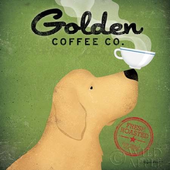 Golden Coffee Co Poster Print by Ryan Fowler - 12 x 12 - Small