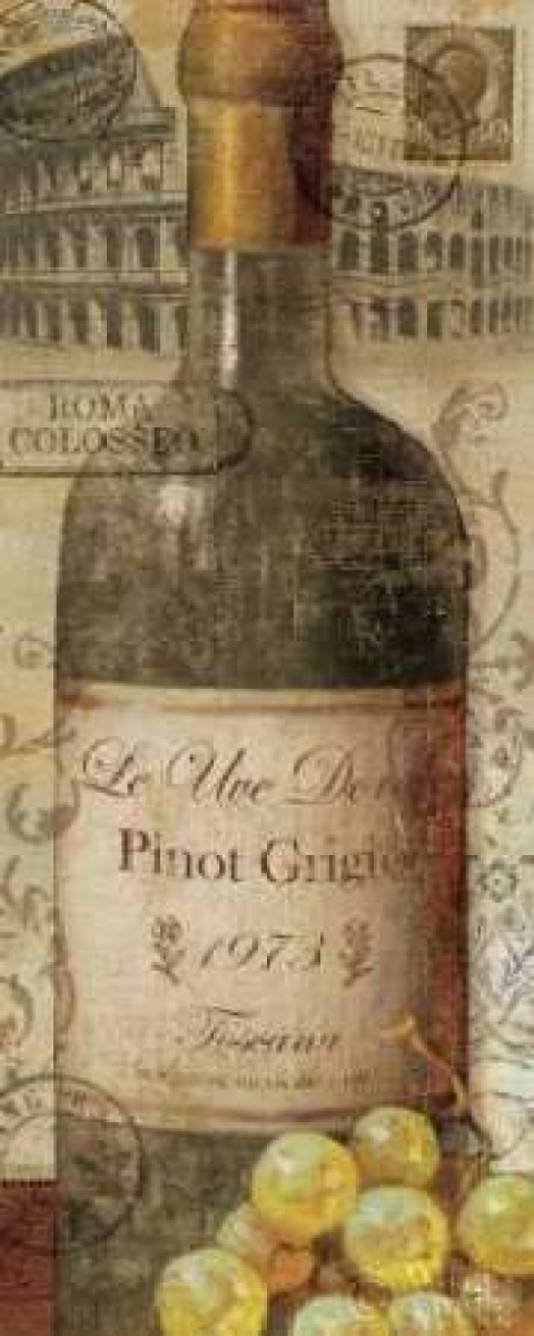 PDX2047SMALL European Wines I Poster Print by Veronique Charron, 10 x 20 - Small