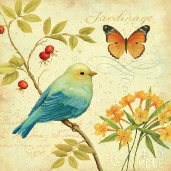 Garden Passion I Poster Print by Daphne Brissonnet - 12 x 12 - Small