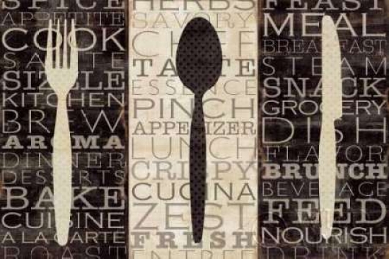 Kitchen Words Trio Poster Print by Pela Studio - 24 x 36 - Large