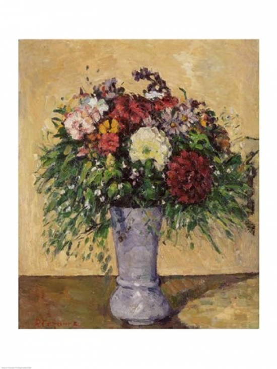 BALBAL183889LARGE Bouquet of Flowers in A Vase C.1877 Poster Print by Paul Cezanne - 24 x 36 in. - Large