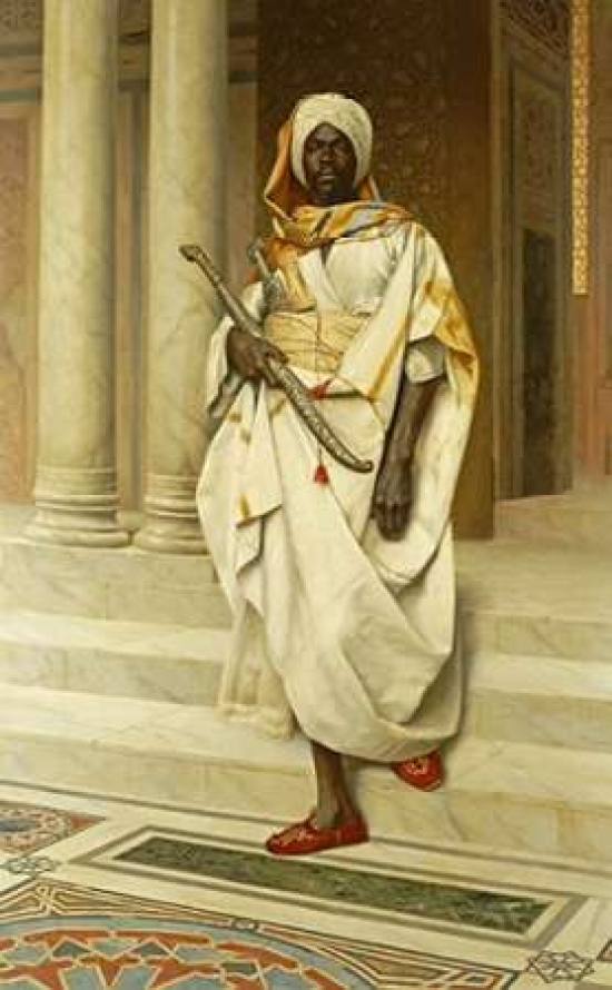 The Emir Poster Print by Ludwig Deutsch - 12 x 18 - Small