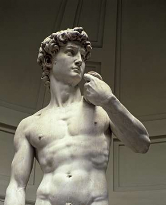David - Detail II Poster Print by Michelangelo, 10 x 12 - Small