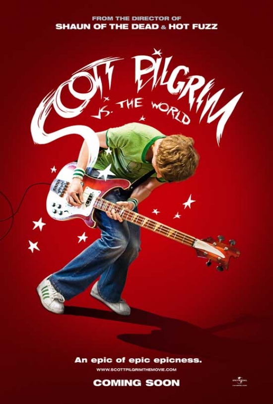Scott Pilgrim Vs The World Movie Poster Print, 27 x 40